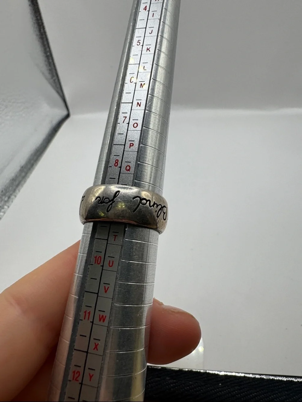Blind for Love wide band Gucci Sterling Silver Ring